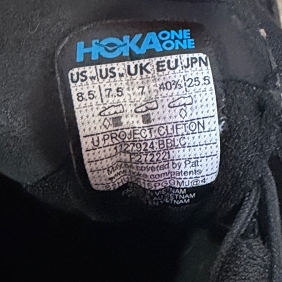 Hoka 8.5 men’s Project Clifton